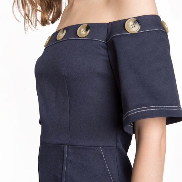 Pixie Market Off Shoulder Denim - Picture 8 of 8